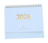 PRETYZOOM Small Desk Calendar Standing Daily Planner Tabletop Habit Tracker for Office and Home Paper Block Calendar Organizer for Schedule and Date Display