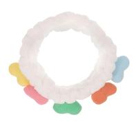 PRETYZOOM Spa Headband for Washing Face White Flannel Heart Shape Creative Design Hair Accessories for Women Comfortable Fixing Hair Suitable for Spa and Facial Mask Application