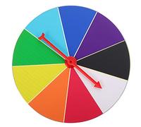 PRETYZOOM Spinning Price Wheel Wall Mount Drop Pull Wheel Fortune Game for Living Room Carnival Party of the Market 20 cm