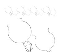 PRETYZOOM Spring Buckle Clips for Large Glass Storage Jars 5Pcs Metal Airtight Latches Compatible with Food Canisters and Canning Containers for Kitchen Use