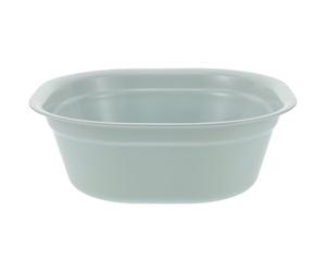 PRETYZOOM Square Plastic Wash Basin for Home and Laundry Use Resistance to Deformation and Space Saving Design, Small Portable Kitchen Sink Basin for Dishes and Bottle Washing