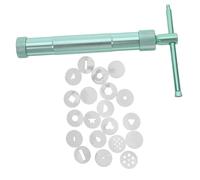 PRETYZOOM Stainless Steel Fondant Tool Extruder Ergonomic Handle Versatile for Materials Green Clay Extruder for Polymer Clay Extrusion Incense Making