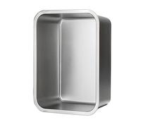 PRETYZOOM Stainless Steel Food Serving Tray 40x30x7cm 5l Anti-Rust Rectangular Kitchen Plate Home Vegetable Dish Suitable for Buffet and Dining