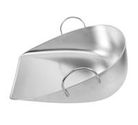 PRETYZOOM Stainless Steel Grain Shovel for Cleaning Dustpan Handheld Multi-use Shovel for Outdoor Cleaning Garden Tools for Gardening