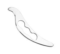 PRETYZOOM Stainless Steel Gua Sha Facial Tool 15.5Cm Portable Massage Tool for Face Muscle Relaxation and Tension Relief for Facial Care and Anti-Aging