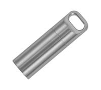 PRETYZOOM Stainless Steel Pill Holder Keychain Pill Case for Travel with Airtight Seal Reusable and Sustainable Design for Vitamins and Medication