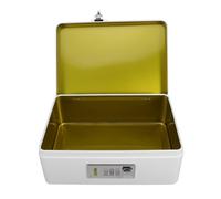 PRETYZOOM Storage Box with Combination Lock Tinplate Stylish Retro Design Rectangular Shatterproof Metal Tin Container for Jewellery and Trinket Organiser for Vanities and Home Décor
