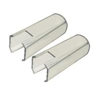 PRETYZOOM Stylus Tip Protector Cap for Turntable Phono Cartridge, Transparent Plastic Sleeve for DJ Needles Use, 2pcs Needle Guard for Secure Seal during Transport