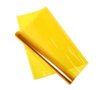 PRETYZOOM Sun Blocking Window Film Blackout Glass Film with Sun Protection and Explosion Proof Features Yellow Pet Material for Home and Office Use