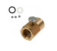 PRETYZOOM Tank Adapter for Soda Water Machine Lightweight Refillable Connector with Screw Release Valve Sparkling Water Machine Gas Fitting Random Color
