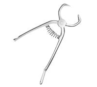 PRETYZOOM Tea Cake Clamp Tea Opening Tool with Adjustable Width Handle Stainless Steel and Meeting Room Use