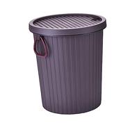 PRETYZOOM Tea Dregs Trash Can Tea Residue Bucket 8L Plastic Drainage Wastebasket with Lid for Home and Office Use