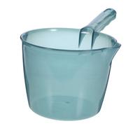 PRETYZOOM Thickened Blue Water Ladle with Long Plastic Handle, Anti-Slip Multi-Purpose Kitchen Water Scoop for Washing Vegetables and Fruits, Sturdy Pp Material Ladle for Kitchen Use