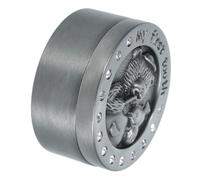 PRETYZOOM Tooth Holder Keepsake Box Metal First Tooth Storage Box with Bear Pattern Portable for Cherishing Childhood Memories