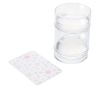 PRETYZOOM Transparent Dual-head Nail Silicone Stamper Set with Scraper for Precise Nail Art Stamping Clear Silicone Plates with Butterfly Patterns Manicure Tools for Beginners and