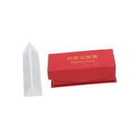 PRETYZOOM Triangular Prism Optical Glass for Physics Experiments Teaching Refracted Light Tool Educational Instrument for Students Simple and Practical Design for Understanding Light