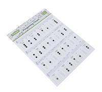 PRETYZOOM Trumpet Chord Chart for Beginners, Small Size Fingering Practice Poster, Music Chords Learning Guide Wall Chart for Novice Trumpet Players