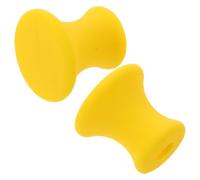 PRETYZOOM Tuning Fork Holder Triangle Shape Base 2pcs Portable Rubber with Non Slip Smooth Surface Vibration Stabilizer to Prolong Resonance for Meditation and Acoustic Experiments