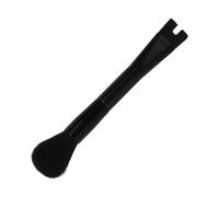 PRETYZOOM U Shaped Nose Contour Brush Double-ended for Women Travel Black Makeup Brush for Liquid Foundation and Concealer Enhances High Nose Bridge Sculpting with Polished Craftsmanship