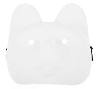 PRETYZOOM Uncolored PVC for DIY Blank Paintable for Cosplay Arts Crafts Halloween Parties Carnival and Birthday Celebrations