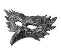 PRETYZOOM Unique Wing Mask Halloween Half Face Fashionable Mask Costume for Mardi Gras Masquerade Ball Event