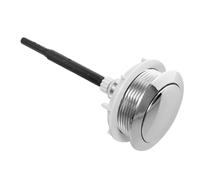 PRETYZOOM Universal Abs Water Replacement Button Push Tank Toilet for Inside Tank Round Plastic Rust-Proof with Flush Accuracy Parts Suitable for Home