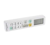 PRETYZOOM Universal Air Conditioner Remote Control Sleek White Plastic Design with Wide Compatibility and Fan Speed Settings Compact and Easy-to-use Ac Controller for Home and Travel Use