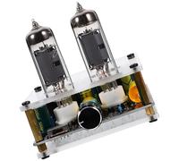 PRETYZOOM Vacuum Pre-amp Stereo Preamp Stylish Design Preamplifier Function Pure and Clean Sound for DIY Home Theater Systems Assorted Color Pcb Glass Abs