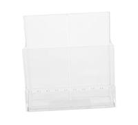 PRETYZOOM Vanity Organizer Nail Drill Bit Holder Acrylic Tabletop Storage Holder 10.3X10X9.8Cm Practical Design Convenient for Students and Boys and Girls Home Decorations