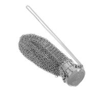 PRETYZOOM Vintage Box Sturdy Stainless Steel Coin Purse Twist Lid Gate Top Retro British Purse Bag for Collectors