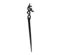 PRETYZOOM Vintage Ebony Wood Hair Stick with Hollow Plum Blossom Carving Chinese Style Hair Chopsticks for Women for Weddings and Parties
