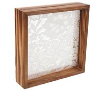PRETYZOOM Vintage Lace Nail Art Display Board Wooden Frame Nail Sample Holder Compact Lightweight Photo Prop and Personal Use