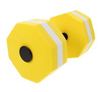 PRETYZOOM Water Dumbbells Pool Weights Eva Lightweight Fitness Equipment Yellow for On-the-go Workouts and Household Use