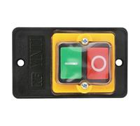 PRETYZOOM Waterproof Push Button Switch Supports Frequent Motor Start/stop Cycles Copper Material, 220v 380v 10a for Heavy-duty Workshop Machinery and Drill Presses for Workshop Power