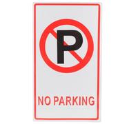 PRETYZOOM Weather-resistant No Parking Warning Sign Made of Sturdy Aluminium Sheet with Easy Installation for Road Traffic in Public and Private Places