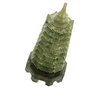 PRETYZOOM Wenchang Tower Ornaments Pagoda Model Chinese Collectible Feng Shui Desktop Decor for Home Office Zen Garden