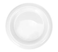 PRETYZOOM White Ceramic Decorative Plate with Creative Shape for Makeup Storage and Multifunctional Use, Minimalist Jewelry Tray and Fruit Serving Plate for Home Display