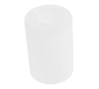 PRETYZOOM White Frosted Cylinder Glass Lampshade Cover for Ceiling Light Replacement, Small Drum Shape, Even Light Distribution, Compatible