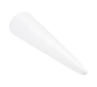 PRETYZOOM White Tree Cone Home Decoration Handmade Foam Cone Foam Cone for Flower Arrangements Christmas Crafts for Kids Foam Cones for Craft Foam Crafts for Kids Preschool Plastic Ball Cell