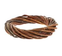 PRETYZOOM Wicker Wreath 12cm DIY Crafting Ring Small Willow Hoop for Christmas Holiday Wedding Home Decoration