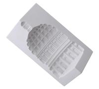 PRETYZOOM with Statue Architectural Building Model White in Resin Simple Artistic Design Unique for Desktop Decoration and Table Use, Home and Office Adornment