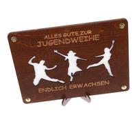 PRETYZOOM Wood Graduation Money Holder Graduation Cash Wallet Portable Wood Money Wallet Practical and Easy to Carry with Sl ppearance for Business