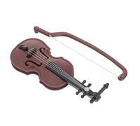 PRETYZOOM Wood Grain Violin Pendant Christmas Tree Decor Easy to Hang Festival Ornament