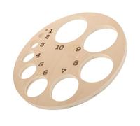 PRETYZOOM Wooden Cervical Dilations Wheel Teaching Aid for Childbirth Education Realistic Fetal Position Board Model for Medical Students and Midwives Visual Birth Process Demonstration Tool