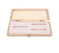 PRETYZOOM Wooden Hydrometer Storage Box for Alcohol Hydrometer Case Sponge Padding Protective Box for Brewer in Homebrew and Spirits Testing