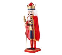 PRETYZOOM Wooden Nutcracker Soldier Figurine Premium Wood Decorative Doll for Home Bar Coffee Shop Table Shelf Accent with Bright Color and Sturdy Craftsmanship