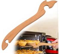 PRETYZOOM Wooden Oven Rack Puller Heat Resistant Kitchen Tool for Safe Baking Small Toaster Oven Rack Push Pull Stick