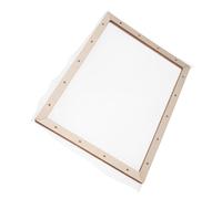 PRETYZOOM Wooden Papermaking Mesh Screen Frame DIY Deckle Mold for Handmade Paper Crafts and Dried Flower Art Projects Sturdy Frame for Home School and Studio Use