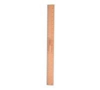 PRETYZOOM Wooden Sewing Ruler and Smooth Reverse Side with Single-sided Markings Classic Wood Finish Measuring Tool Natural Khaki Wood Scale Ruler for Dressmaking and-the-go Crafting