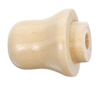 PRETYZOOM Wooden Tuning Fork Holder Block Stable Non-slip Mount for Various Forks Music Accessories Wood Base for Meditation and Focus